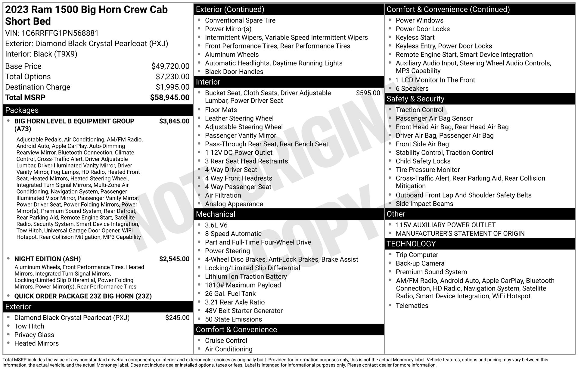 2023 RAM 1500 - Image 3