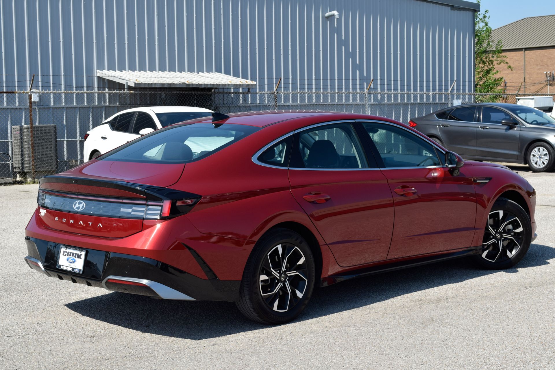 2025 Hyundai Sonata SEL Red at Classic Elite Chevrolet Sugar Land