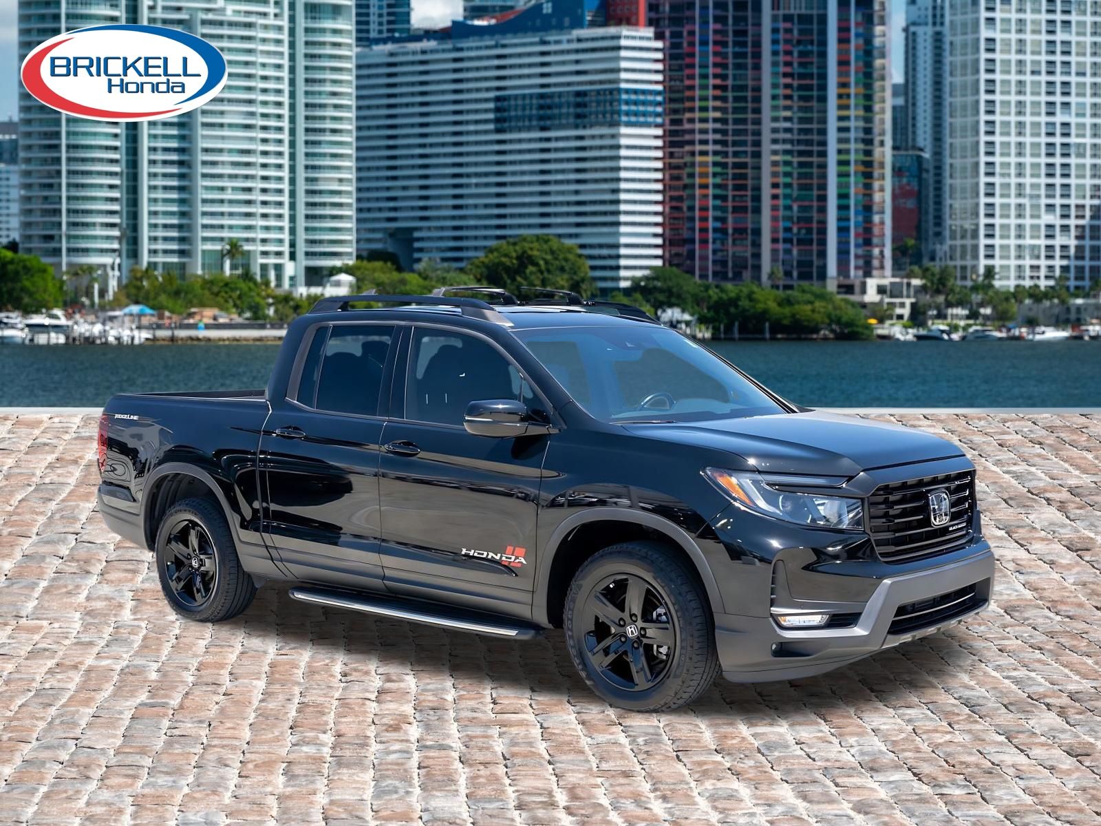 Crystal Black Pearl 2023 Honda Ridgeline Pickup Truck All-Wheel Drive 9-Speed Automatic