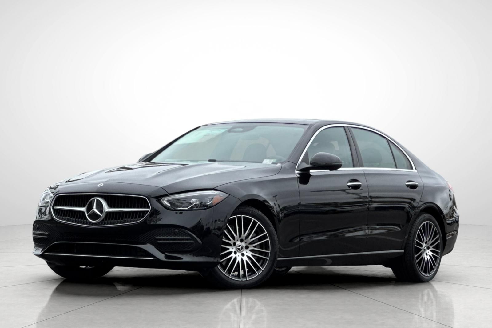 Obsidian Black Metallic 2026 Mercedes-Benz C-Class Sedan Rear-Wheel Drive 9-Speed Automatic