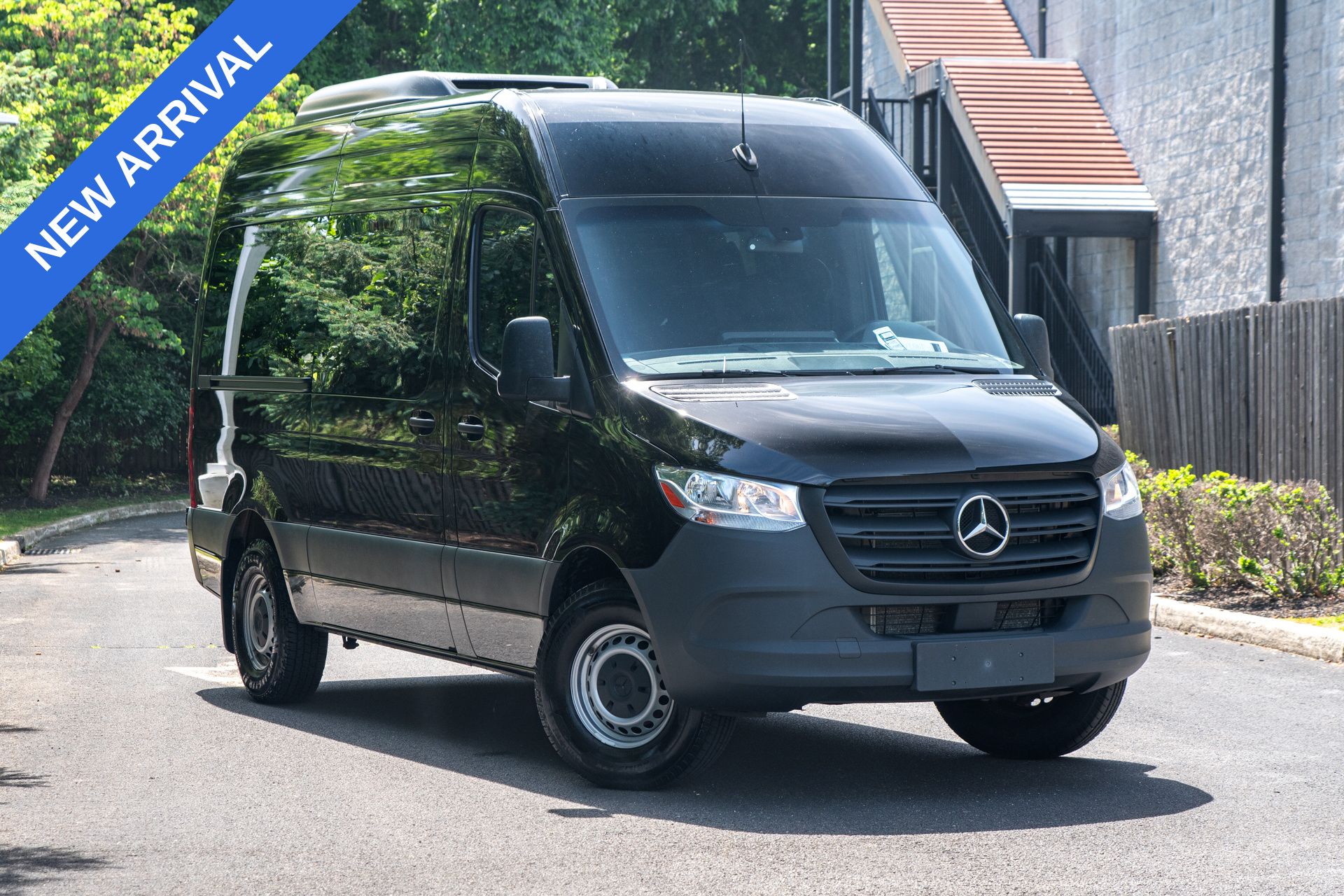Jet Black 2025 Mercedes-Benz Sprinter Van Rear-Wheel Drive 9-Speed Automatic