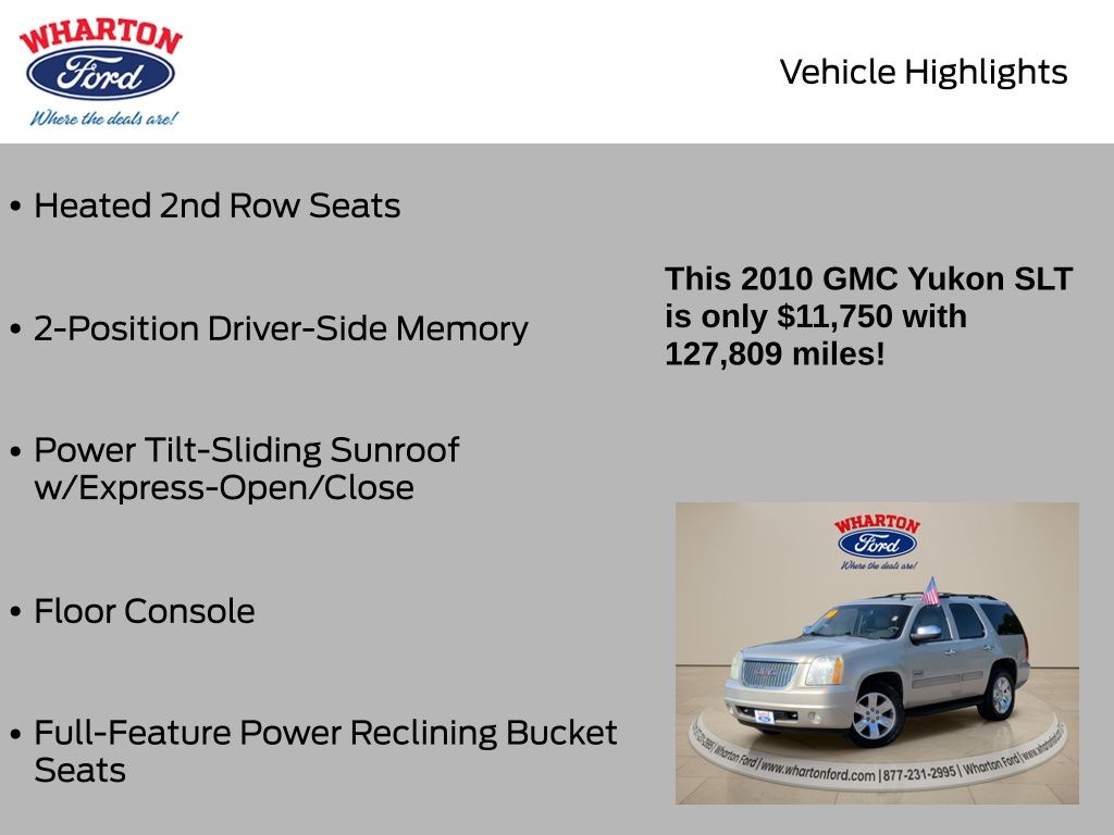 2010 GMC Yukon SLT - 10