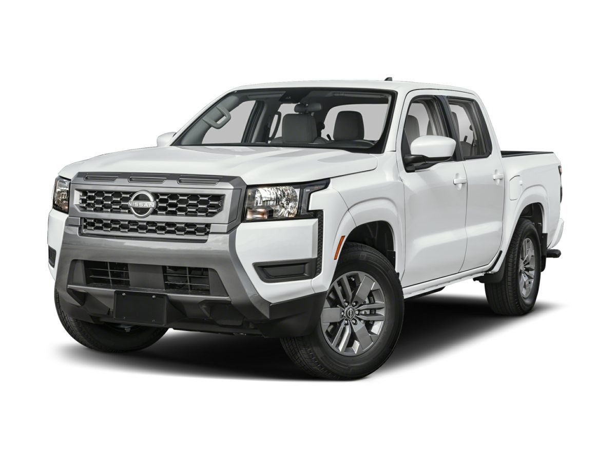 Glacier White 2026 Nissan Frontier Pickup Truck 4X2 9-Speed Automatic Overdrive