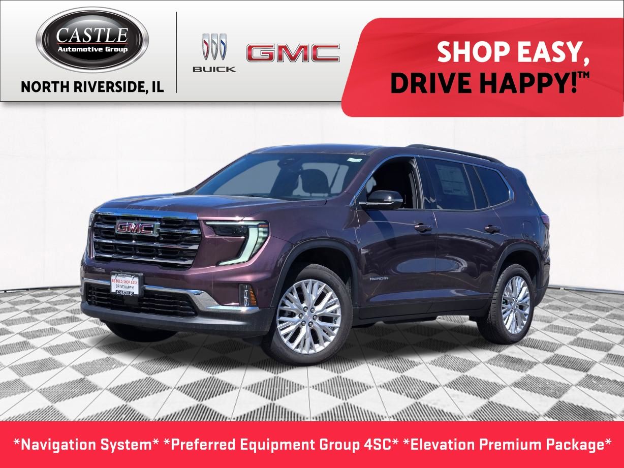 Crystal Metallic 2025 GMC Acadia Elevation FWD SUV / Crossover Front-Wheel Drive 8-Speed Automatic