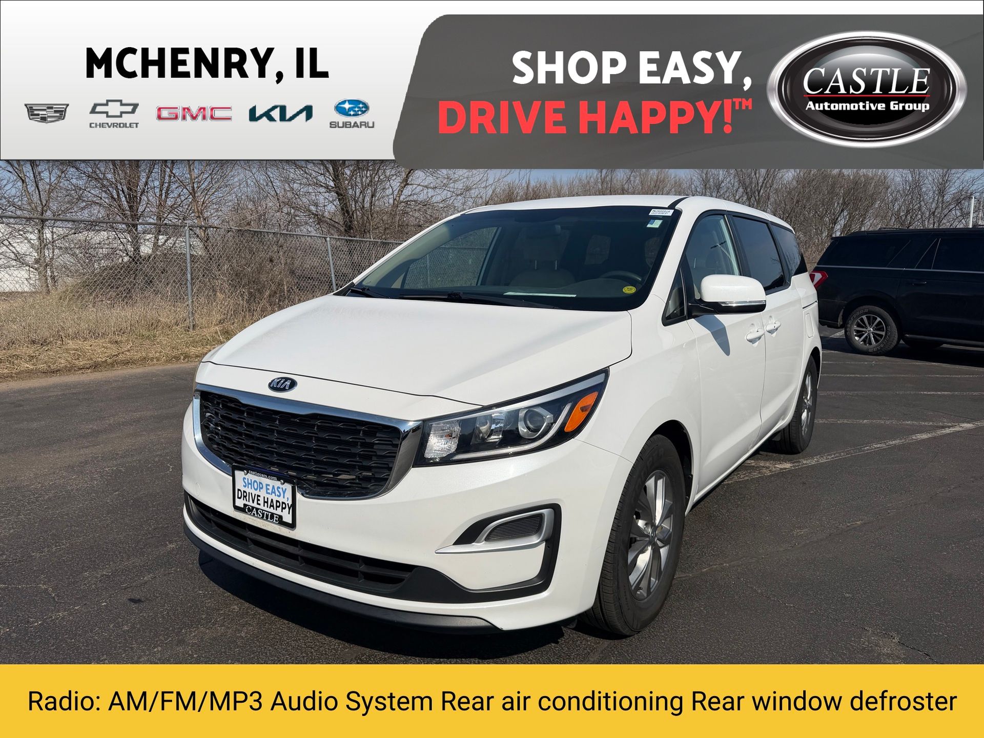 Snow White Pearl 2019 Kia Sedona LX FWD Minivan Front-Wheel Drive 8-Speed Automatic