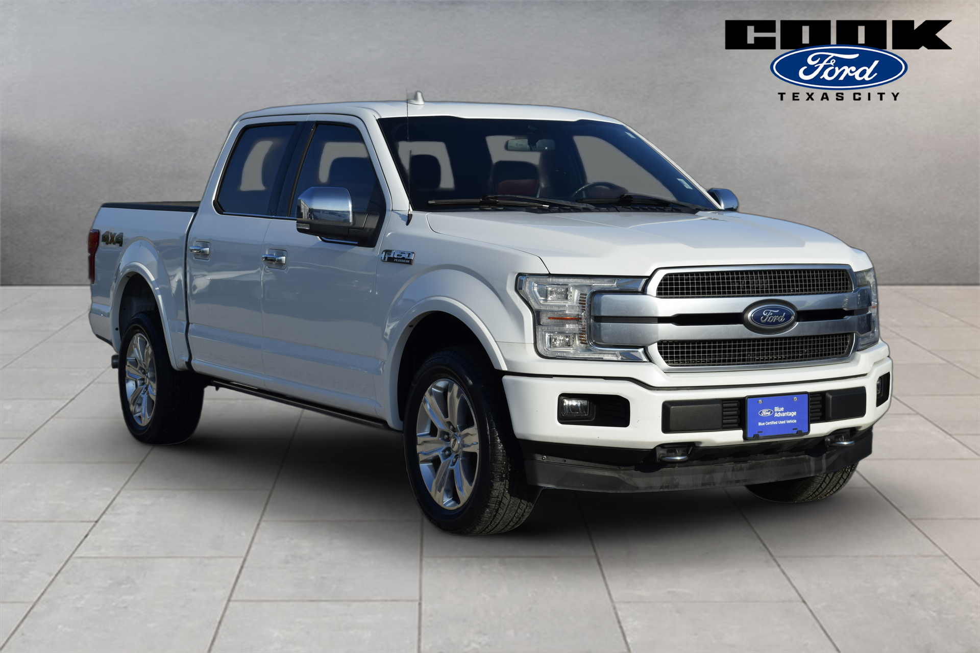 2020 Ford F-150 Platinum White at Bayway Cadillac Southwest