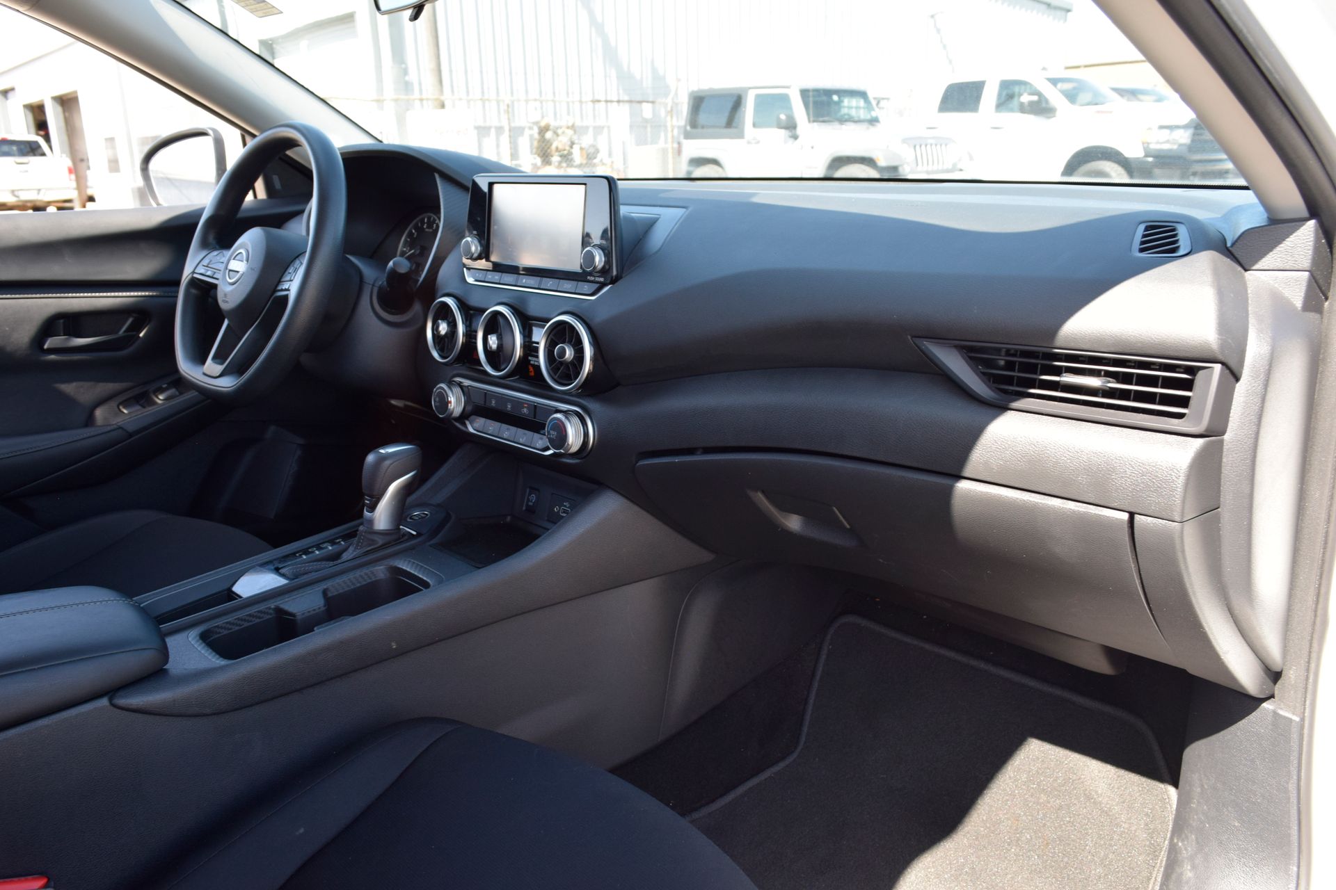 2024 Nissan Sentra S White at Central Houston Nissan