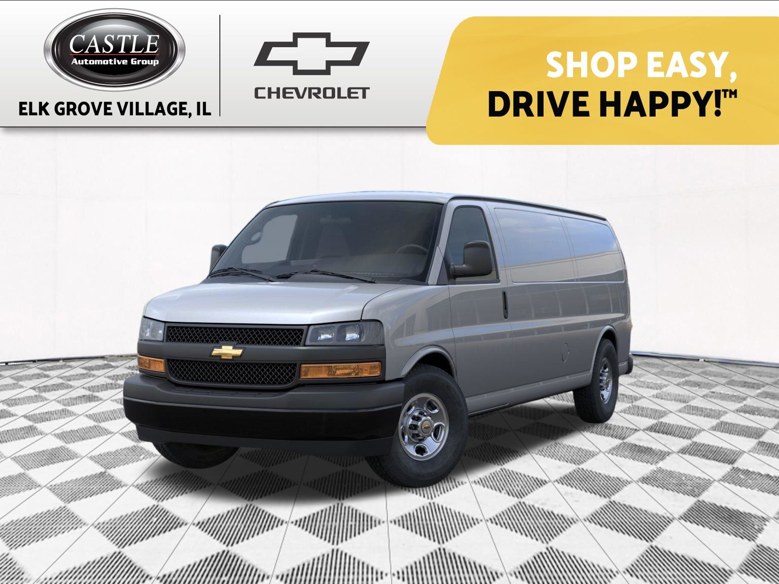 Silver Ice Metallic 2026 Chevrolet Express Cargo 3500 RWD Van Rear-Wheel Drive