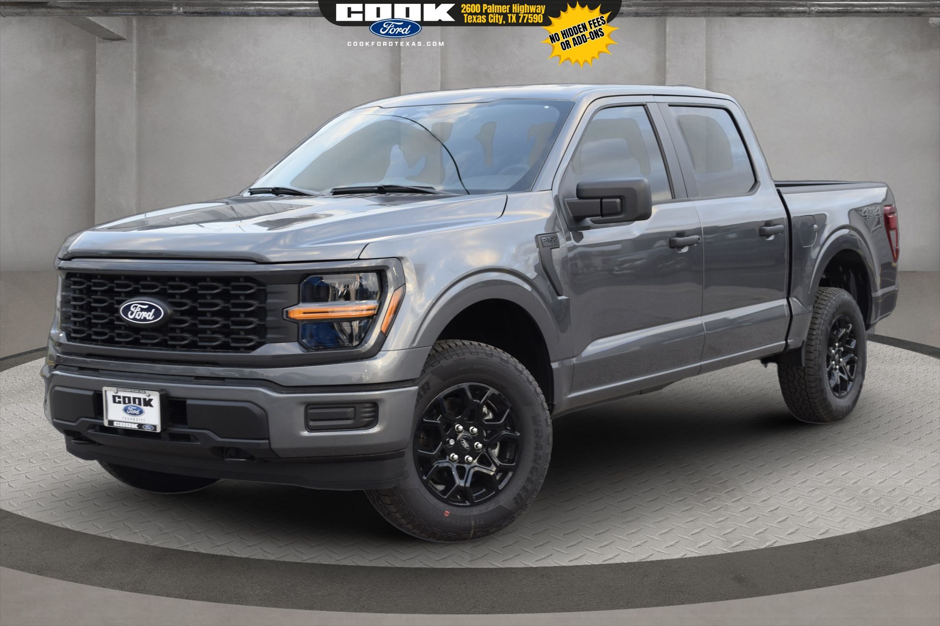Carbonized Gray Metallic 2026 Ford F-150 STX 4dr SuperCrew 4WD Pickup Truck Four-Wheel Drive Automatic