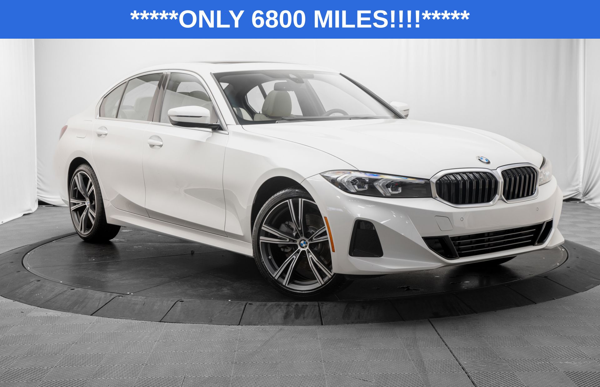 Mineral White Metallic 2024 BMW 3 Series Sedan All-Wheel Drive 8-Speed Automatic