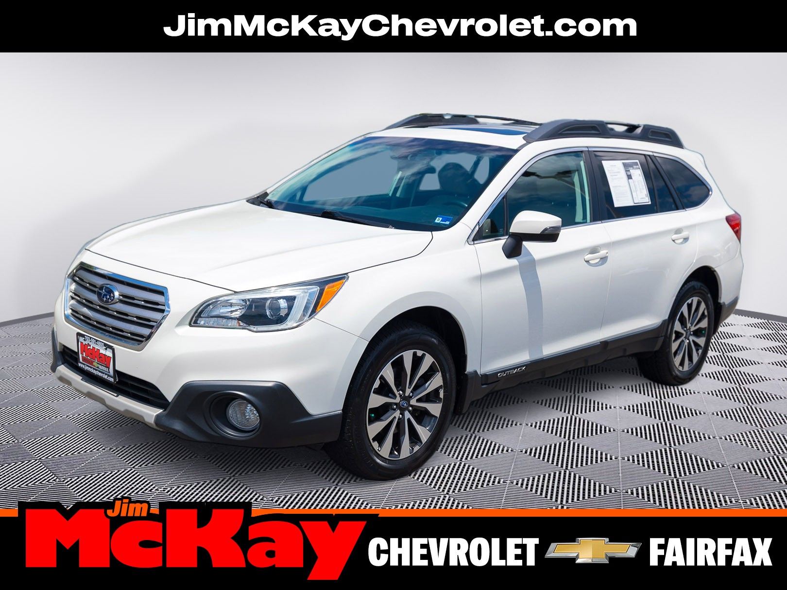 Crystal White Pearl 2017 Subaru Outback 2.5i Limited AWD Wagon All-Wheel Drive Continuously Variable Transmission