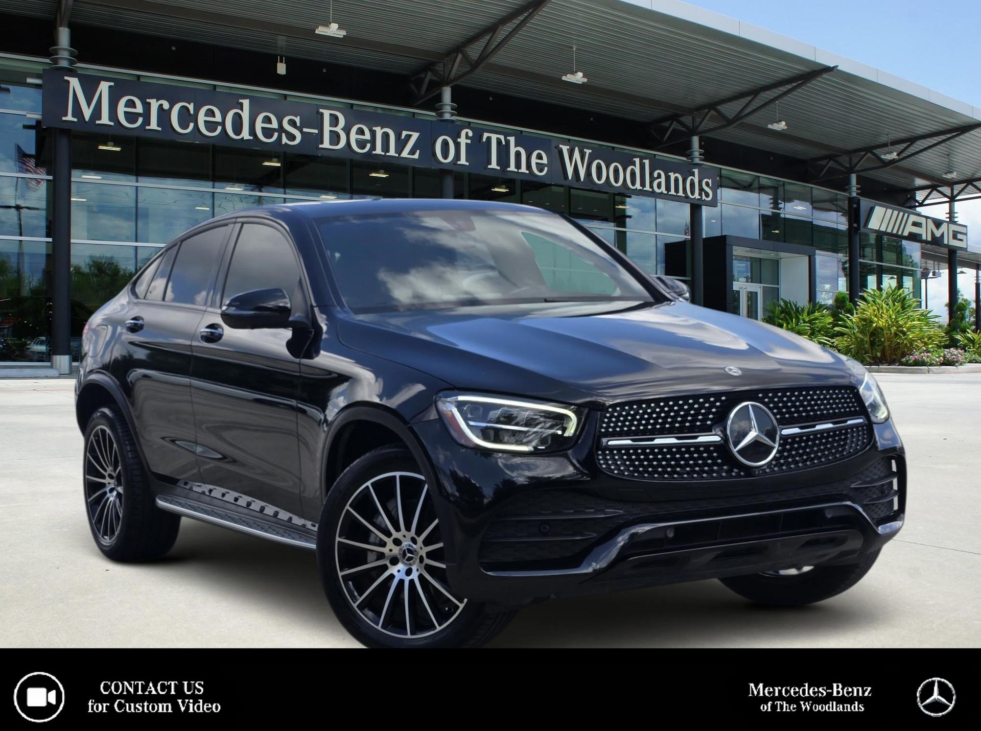 Black 2020 Mercedes-Benz GLC 300 Coupe 4MATIC SUV / Crossover All-Wheel Drive 9-Speed Automatic