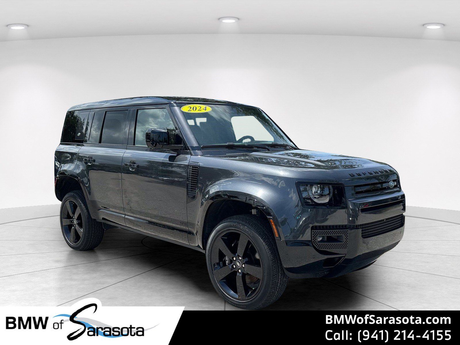 Carpathian Gray Premium Metallic 2024 Land Rover Defender SUV / Crossover All-Wheel Drive 8-Speed Automatic