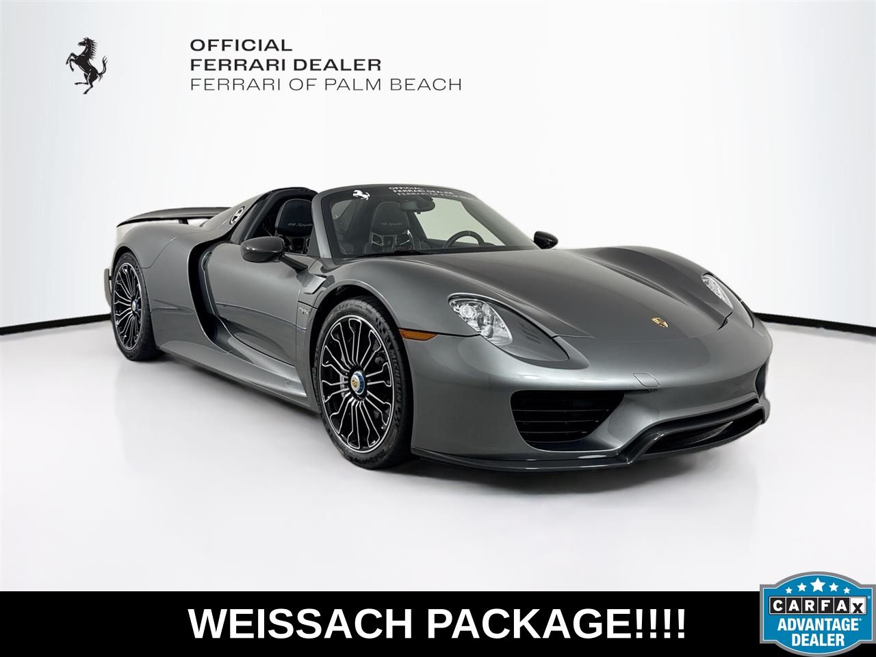 Pre-Owned 2015 Porsche 918 Spyder Base w/Weissach Package 2D