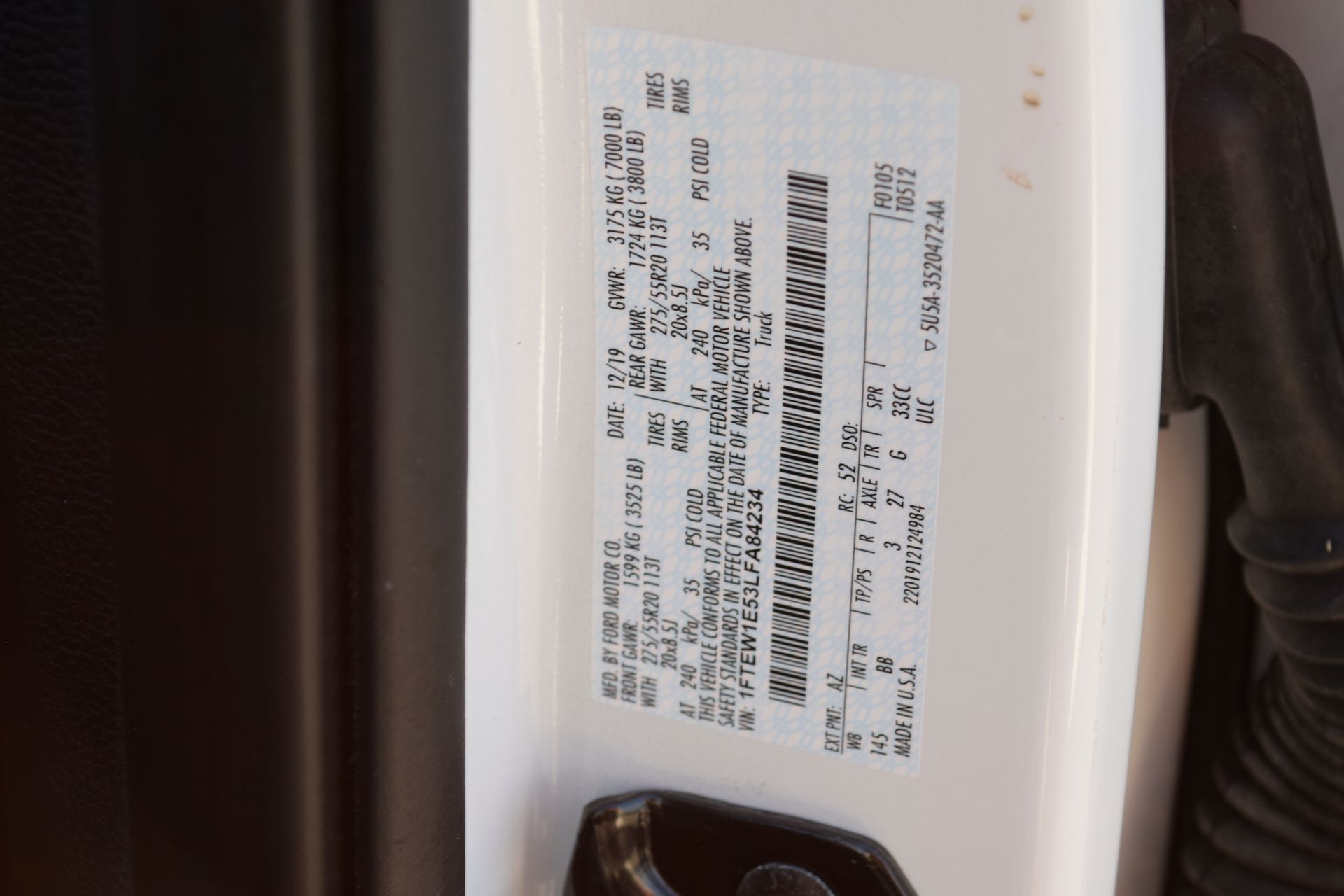 2020 Ford F-150 Platinum White at Bayway Cadillac Southwest