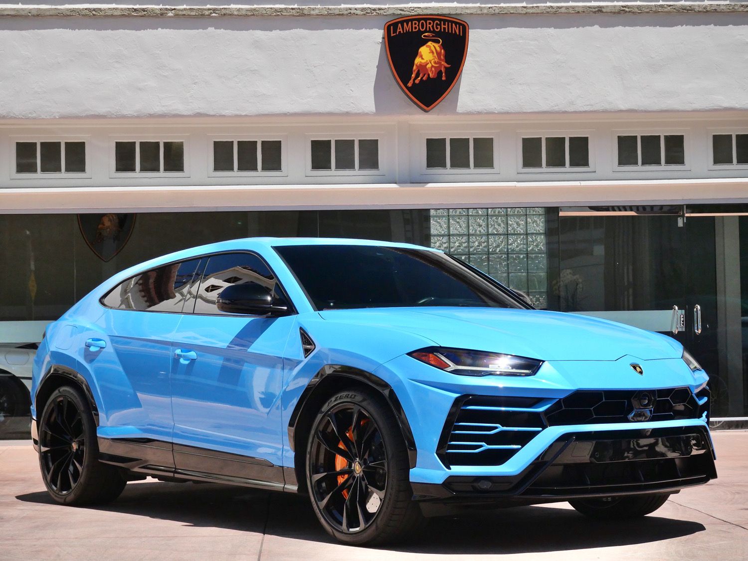 Blu Cepheus Pearl 2021 Lamborghini Urus SUV / Crossover All-Wheel Drive 8-Speed Automatic