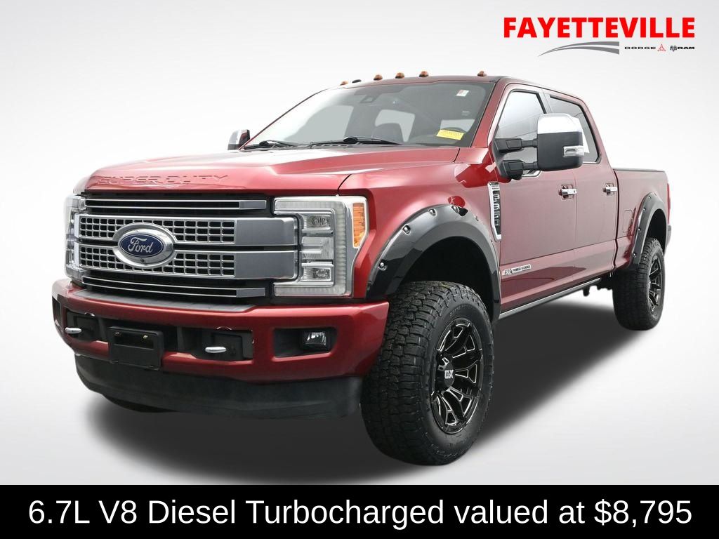 Ruby Red Metallic 2017 Ford F-350 Super Duty Pickup Truck Four-Wheel Drive 6-Speed Automatic