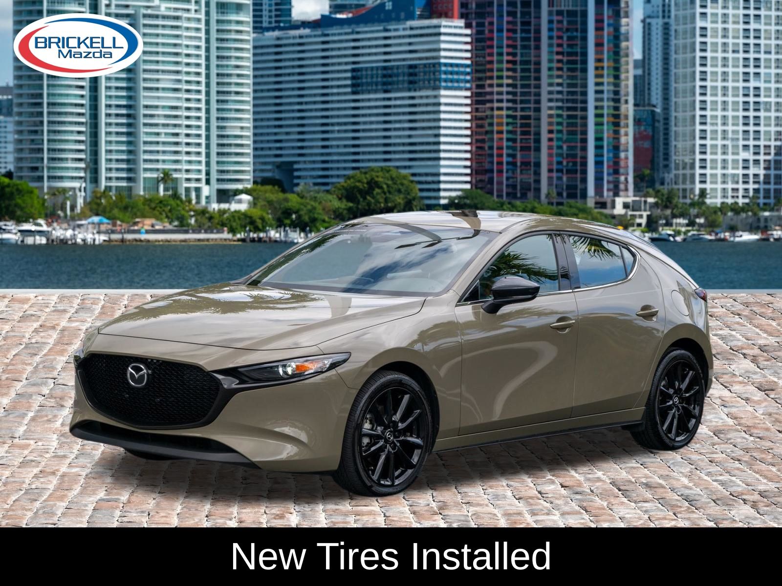 Zircon Sand Metallic 2025 Mazda MAZDA3 Hatchback All-Wheel Drive 6-Speed Automatic