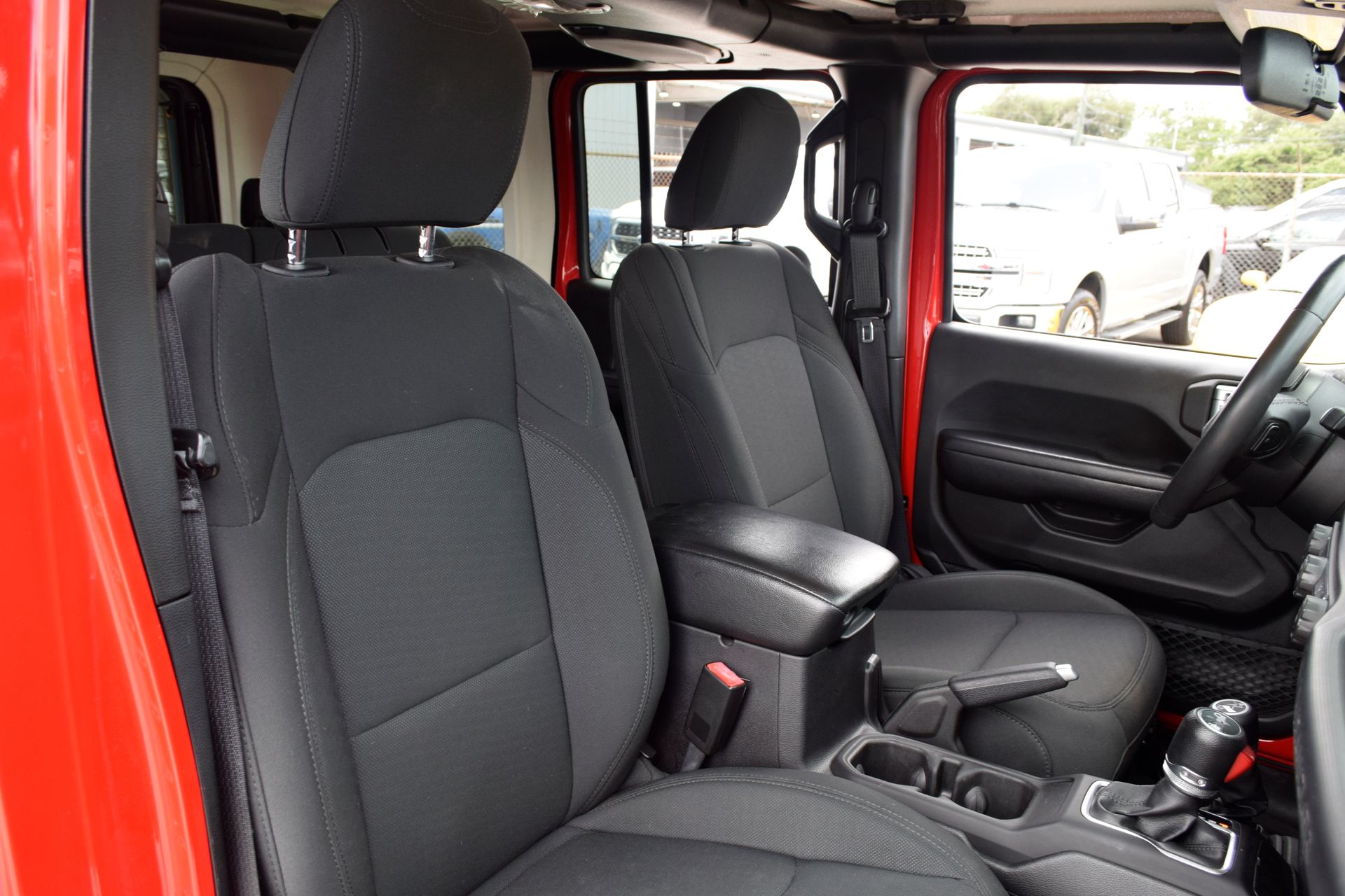 2018 Jeep Wrangler Unlimited Sport S Red at Toyota of Victoria