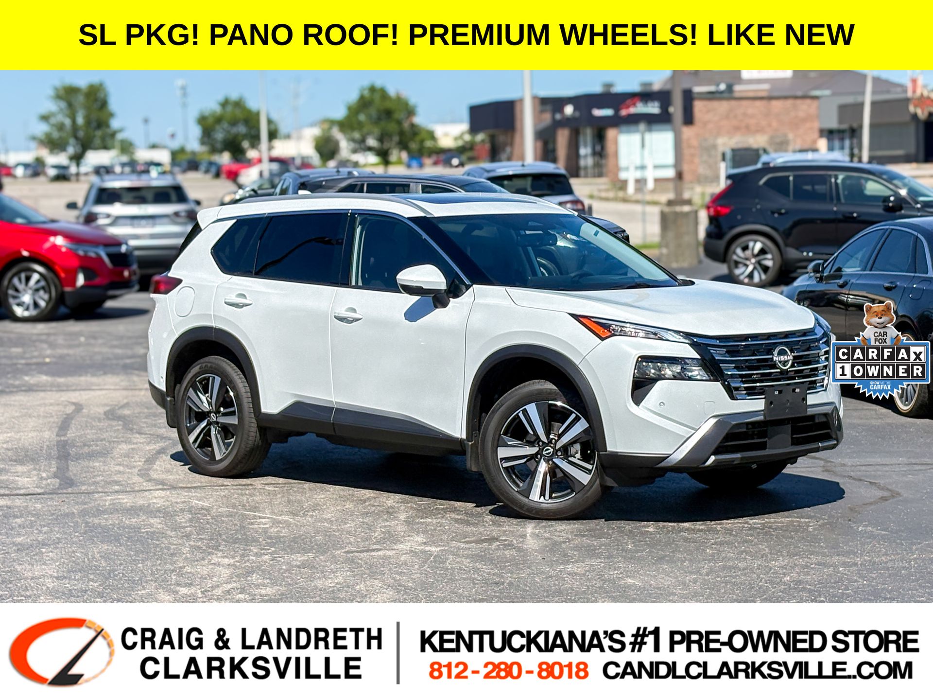 Everest White Pearl 2025 Nissan Rogue SUV / Crossover Front-Wheel Drive Continuously Variable Transmission