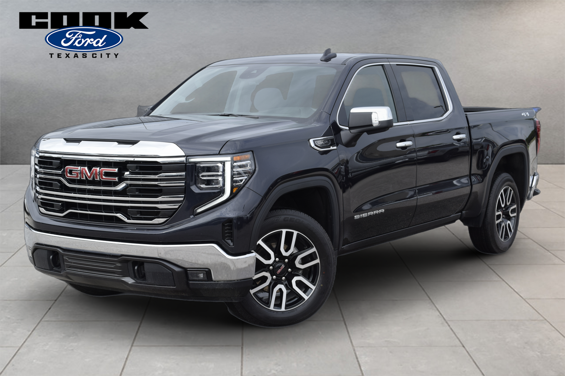 2026 GMC Sierra 1500 SLT Silver at Classic Chevrolet Galveston