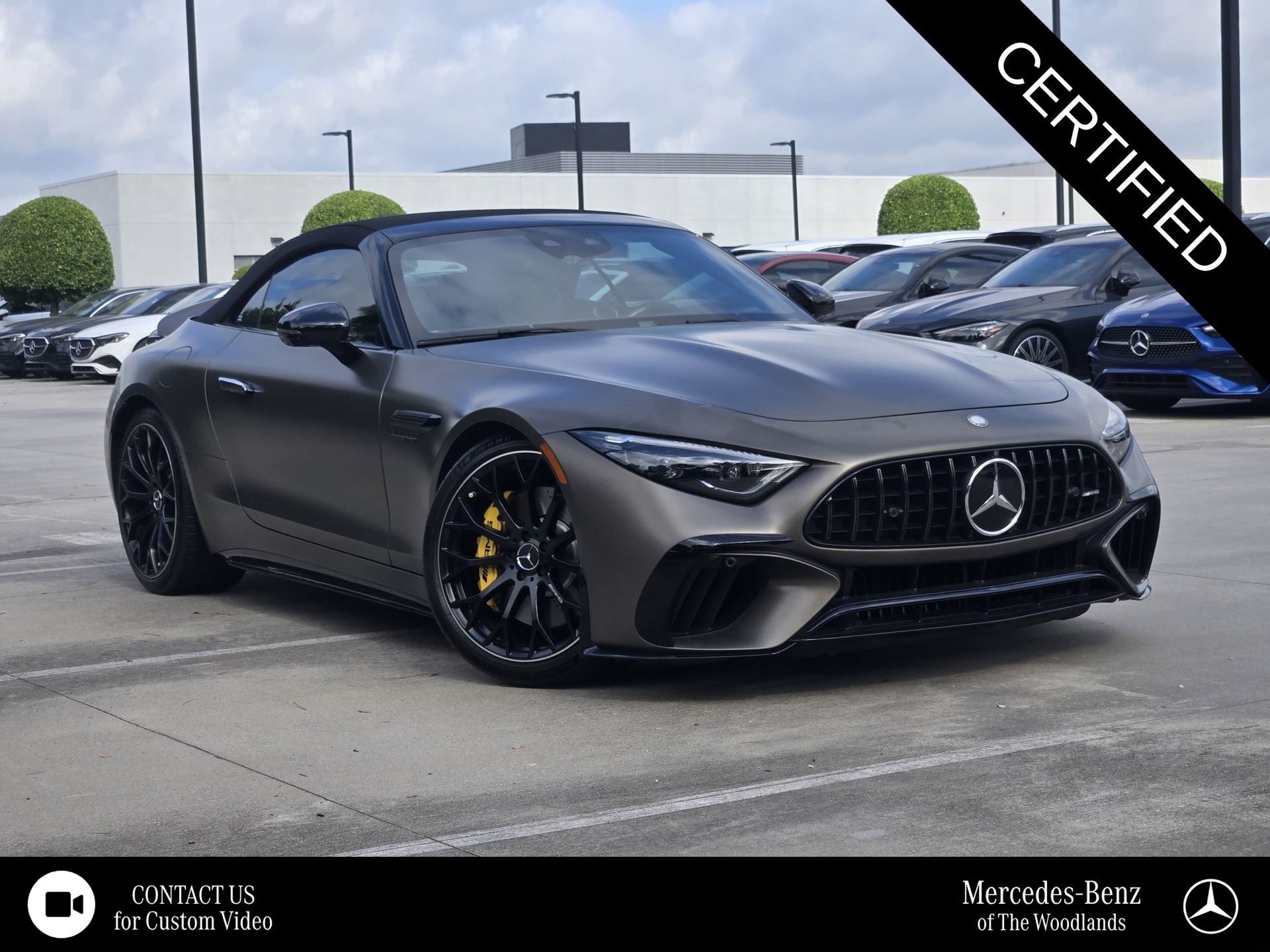 MANUFAKTUR Monza Gray Magno 2023 Mercedes-Benz SL-Class Convertible All-Wheel Drive 9-Speed Automatic