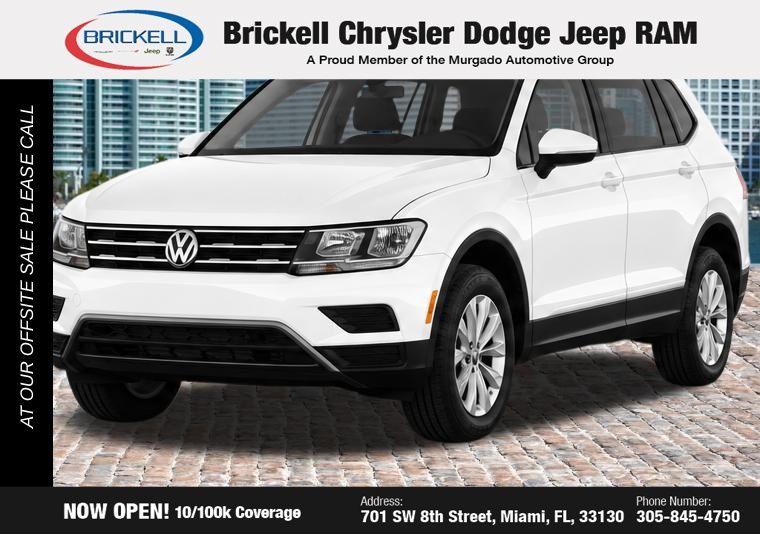 Pure White 2020 Volkswagen Tiguan SUV / Crossover Front-Wheel Drive 8-Speed Automatic