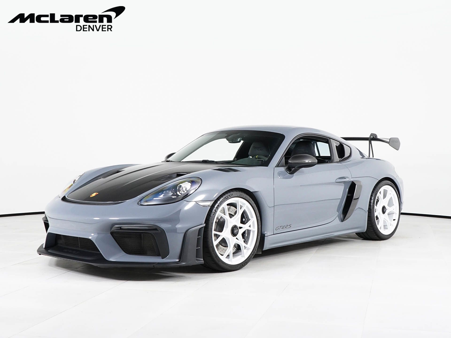 Gray (Arctic Grey) 2023 Porsche 718 Cayman Coupe Rear-Wheel Drive 7-Speed Automatic