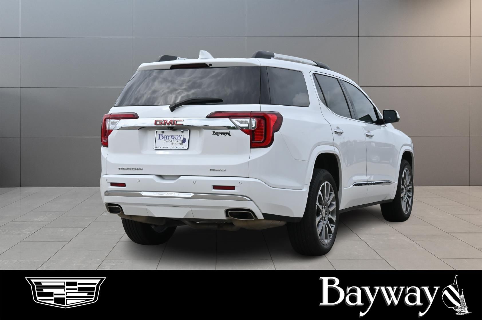 2023 GMC Acadia Denali White at DeMontrond Auto Country