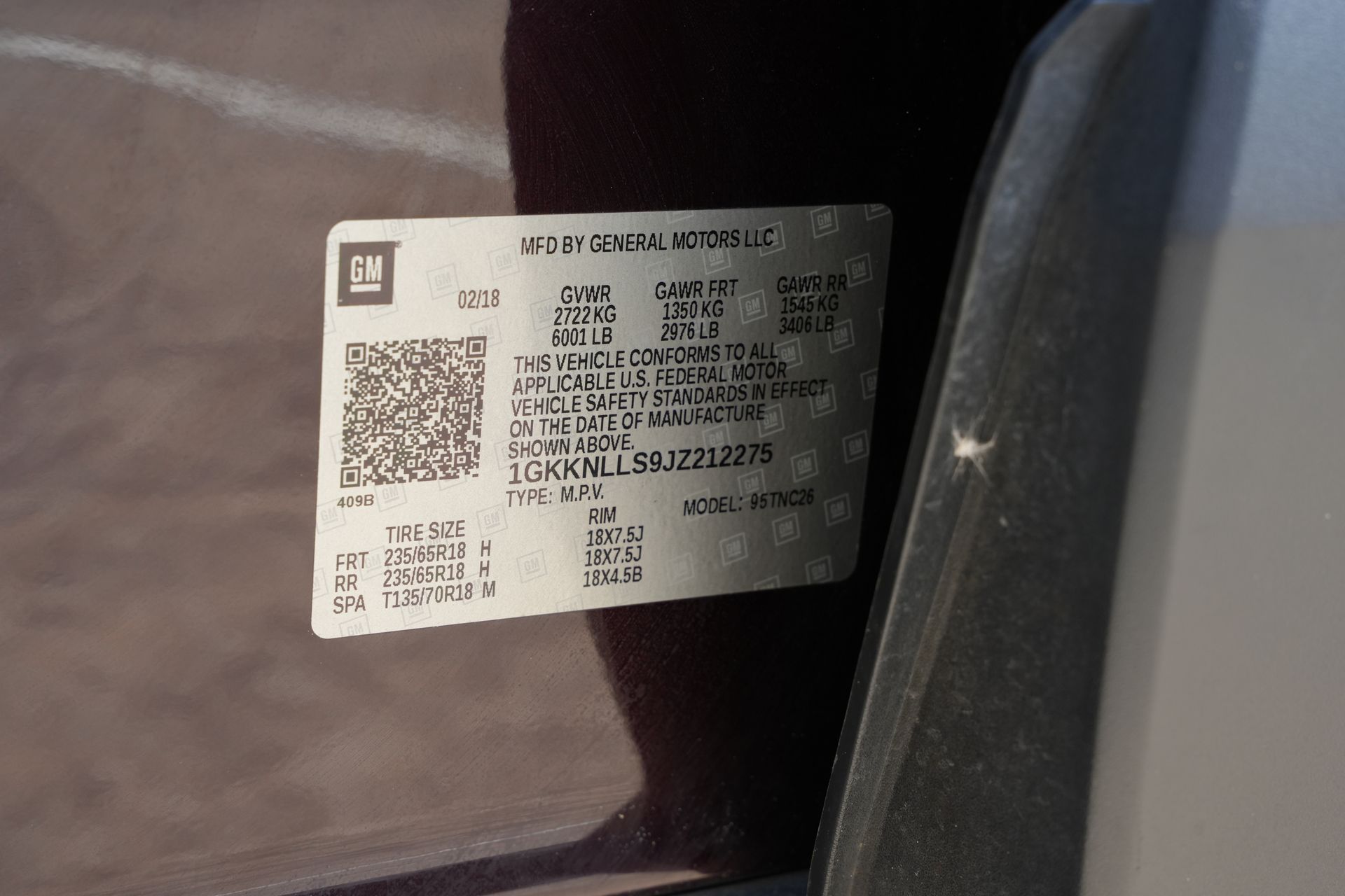 2018 GMC Acadia SLE-2 Red at DeMontrond Gulf Freeway