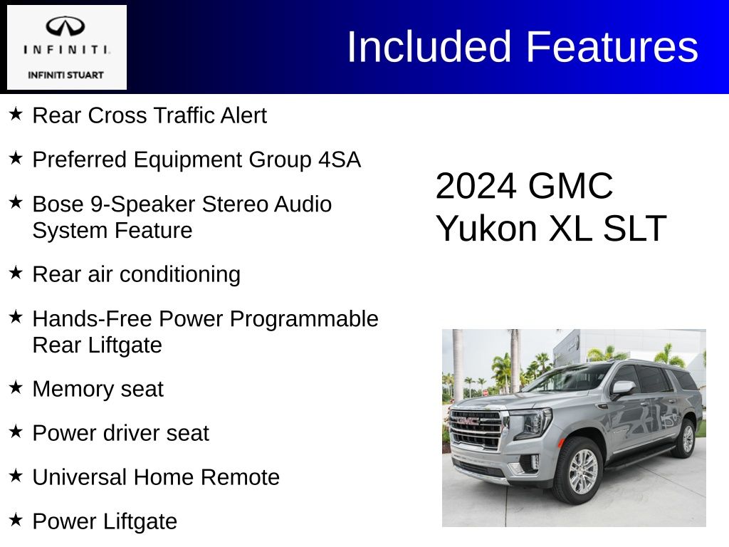 used 2024 GMC Yukon XL car, priced at $49,900