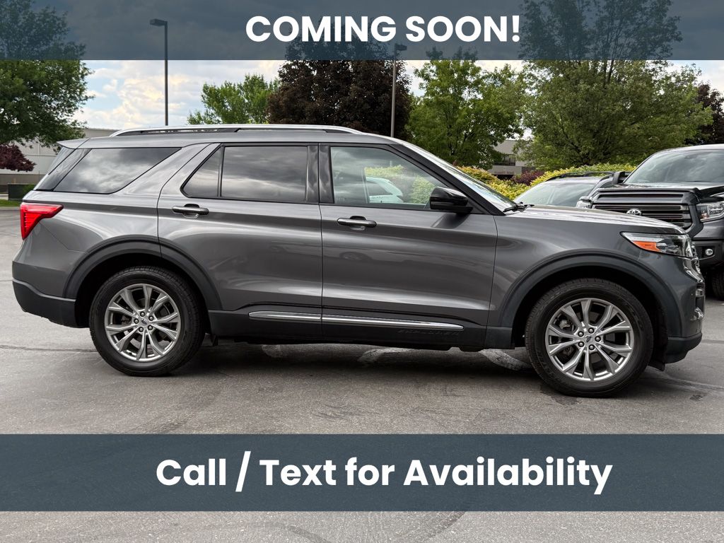 Gray Metallic 2021 Ford Explorer Limited AWD SUV / Crossover All-Wheel Drive Automatic
