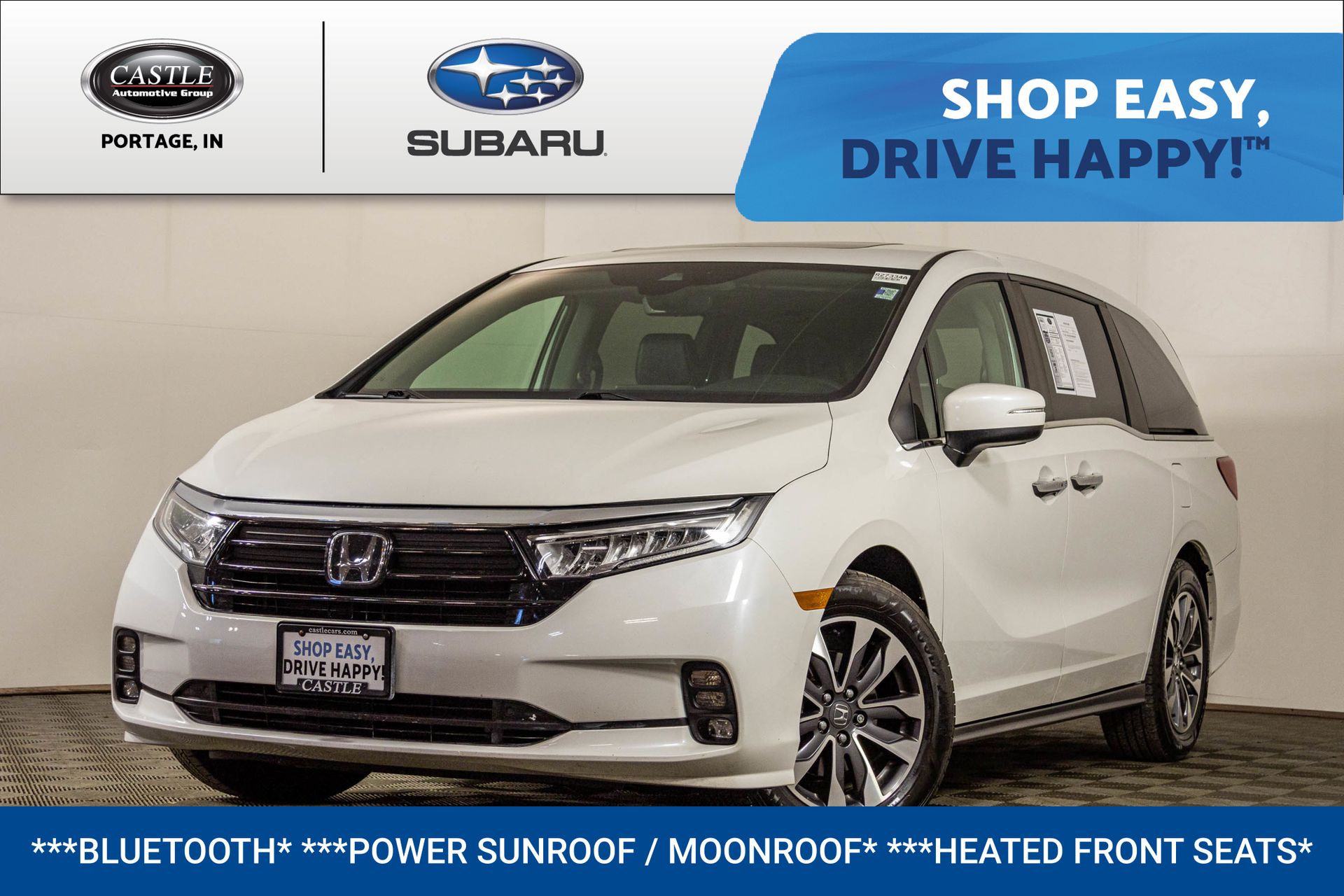White 2022 Honda Odyssey Minivan Front-Wheel Drive Automatic