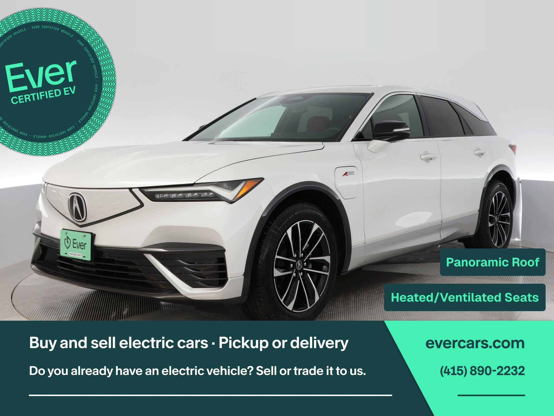 White 2024 Acura ZDX SUV / Crossover Rear-Wheel Drive Automatic