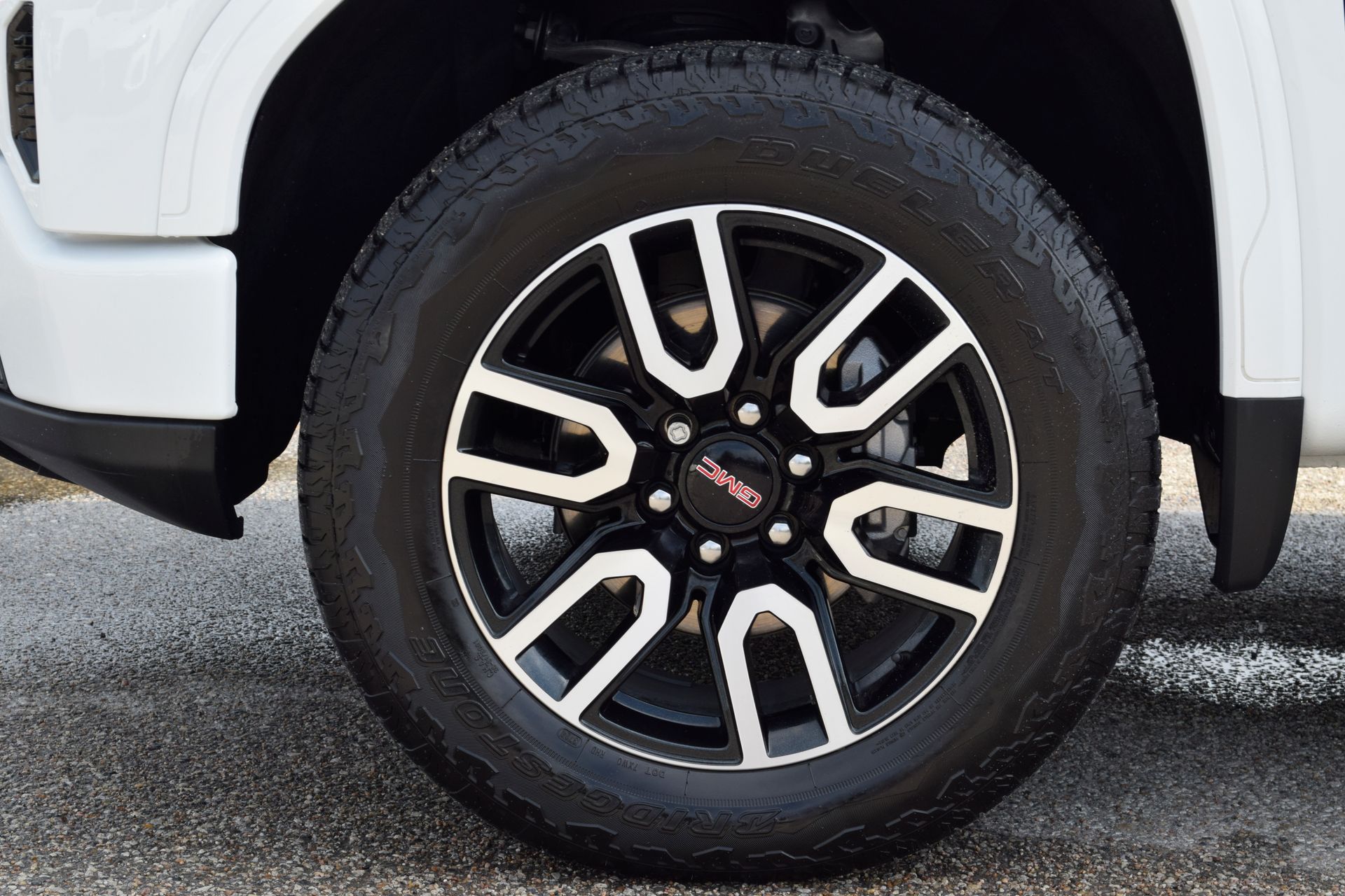 2025 GMC Sierra 1500 AT4 White at Bayway Cadillac of The Woodlands