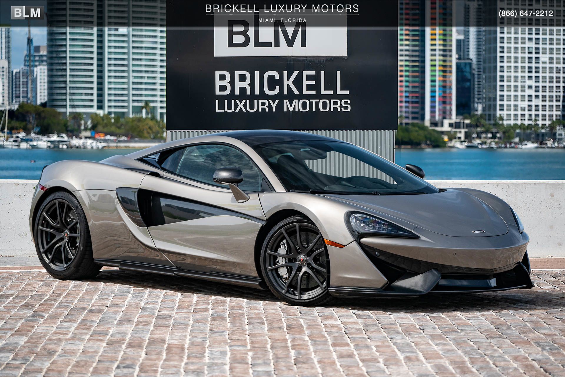 Blade Silver 2018 McLaren 570S Coupe Rear-Wheel Drive 7-Speed Automatic