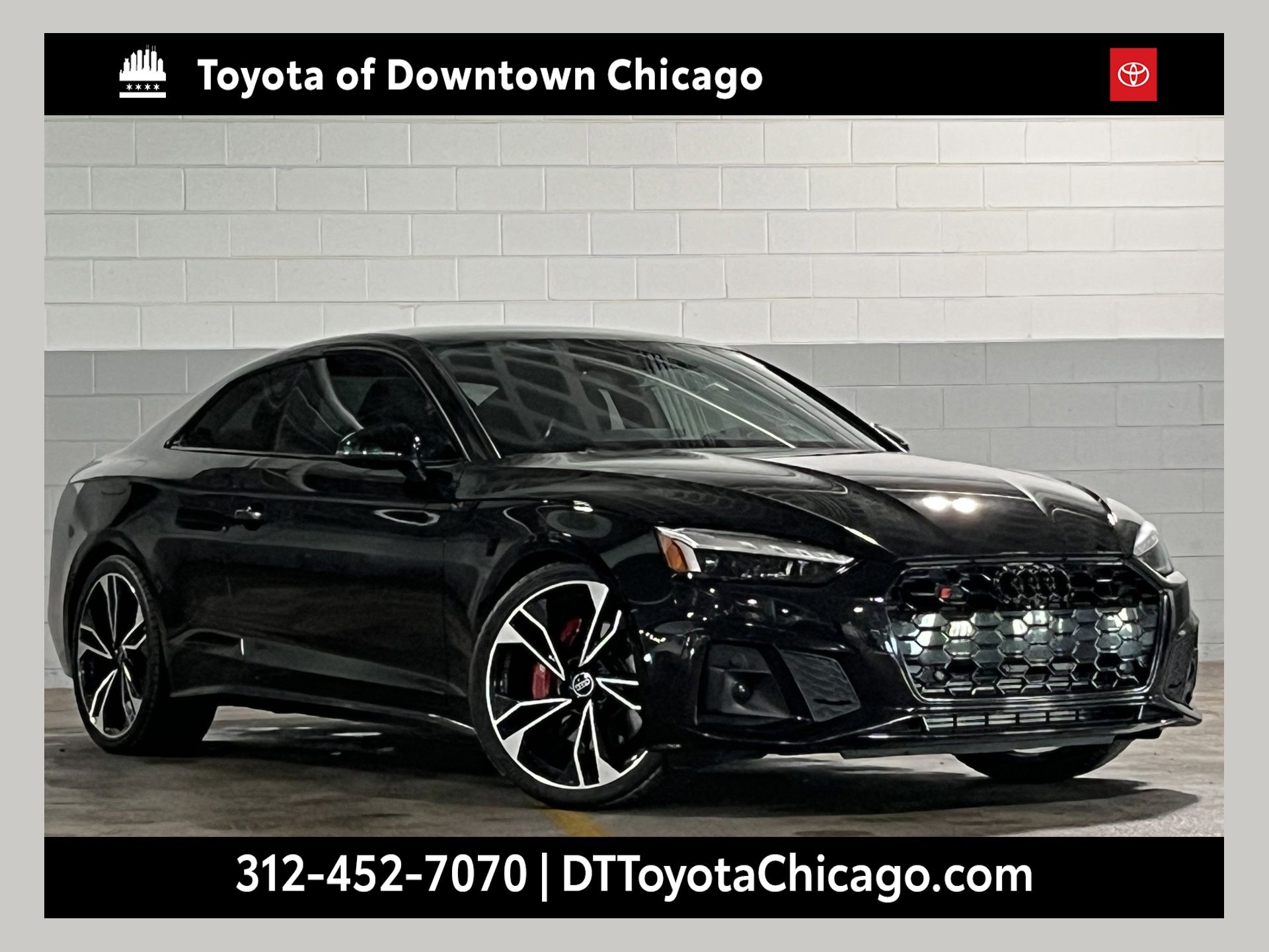 Black Metallic 2023 Audi S5 Coupe All-Wheel Drive 8-Speed Automatic