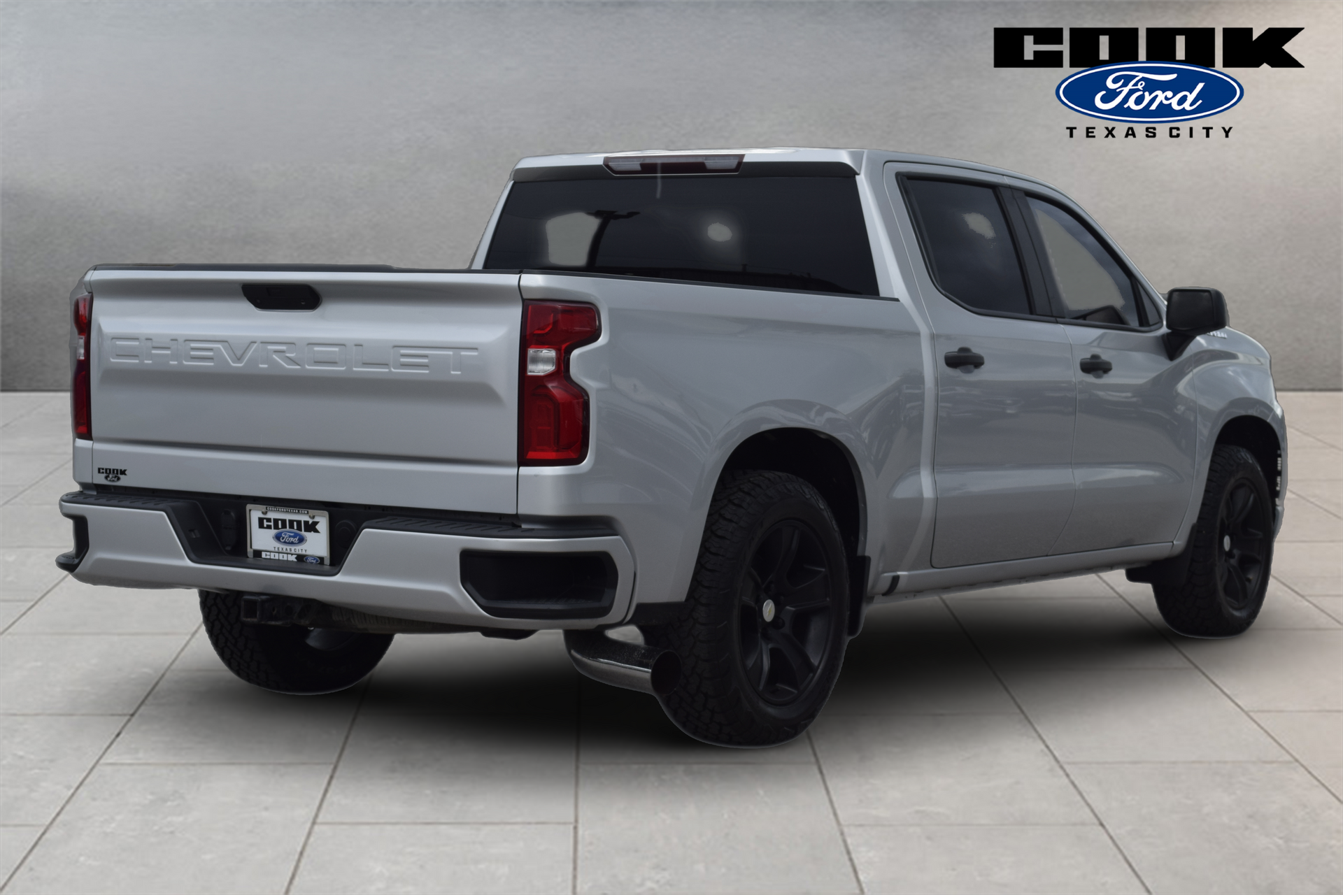 2020 Chevrolet Silverado 1500 Custom Silver at Bayway Cadillac of The Woodlands
