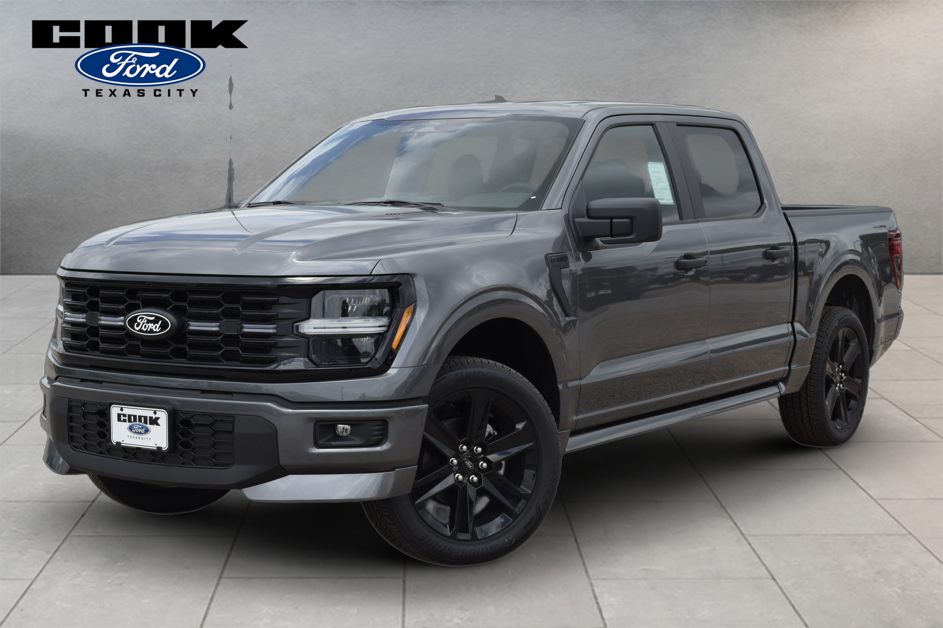 Carbonized Gray Metallic 2026 Ford F-150 STX SuperCrew 4WD Pickup Truck Four-Wheel Drive Automatic