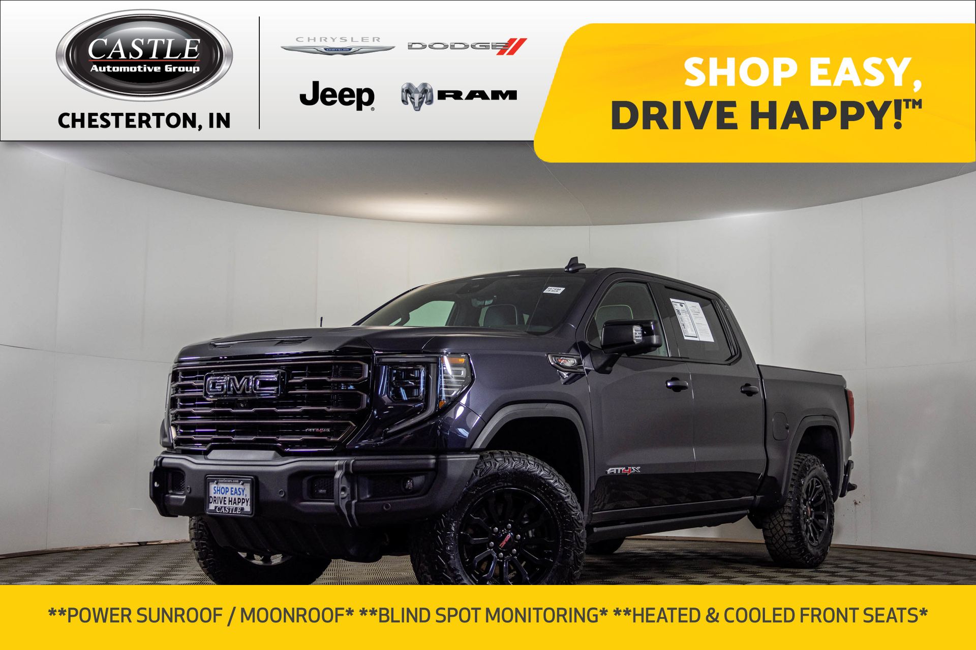 Titanium Rush Metallic 2023 GMC Sierra 1500 Pickup Truck Four-Wheel Drive Automatic