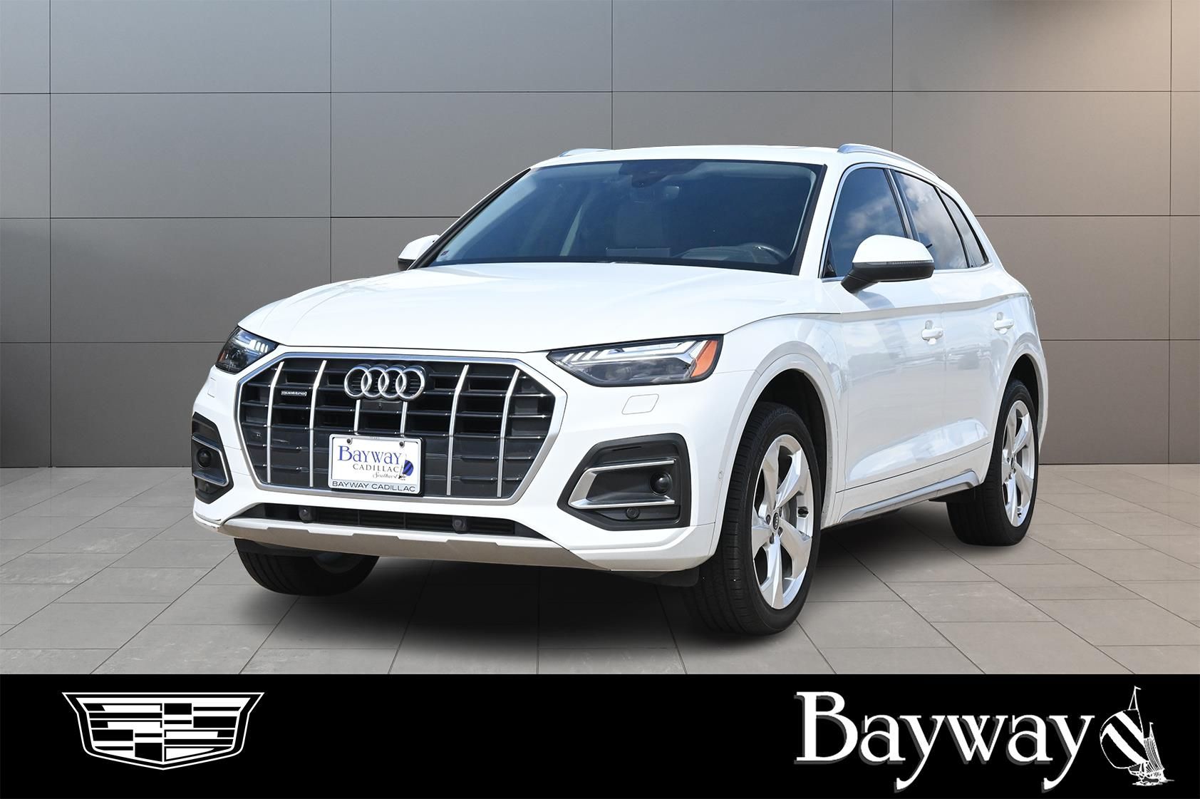 2021 Audi Q5 45 Prestige White at Genesis of Spring