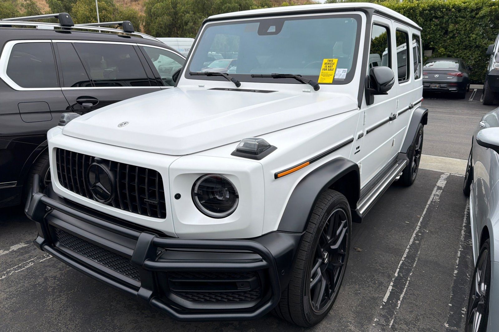 MANUFAKTUR Moonlight White Magno 2024 Mercedes-Benz G-Class AMG G 63 4MATIC SUV / Crossover All-Wheel Drive 9-Speed Automatic