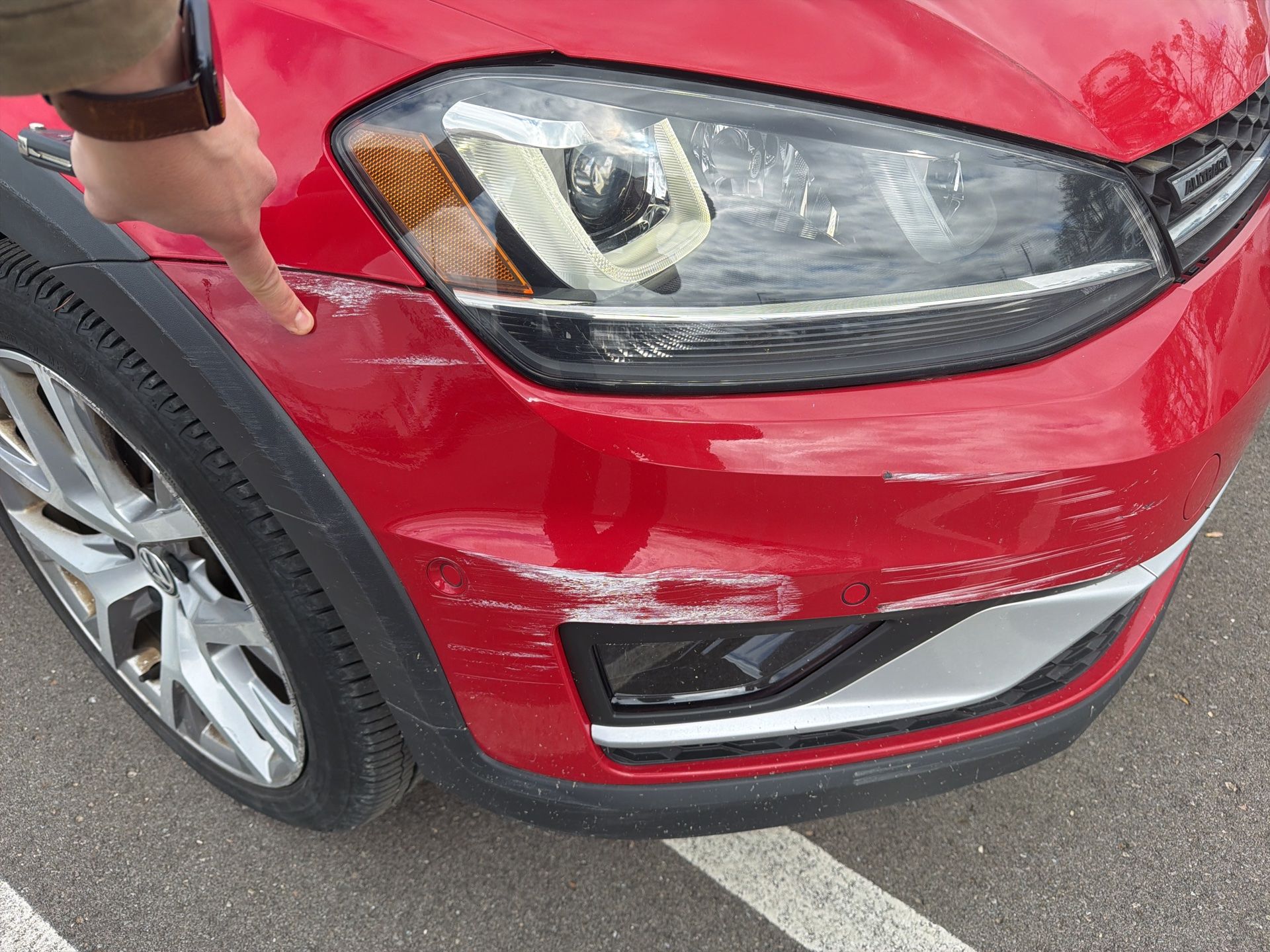 used 2017 Volkswagen Golf Alltrack car, priced at $17,840