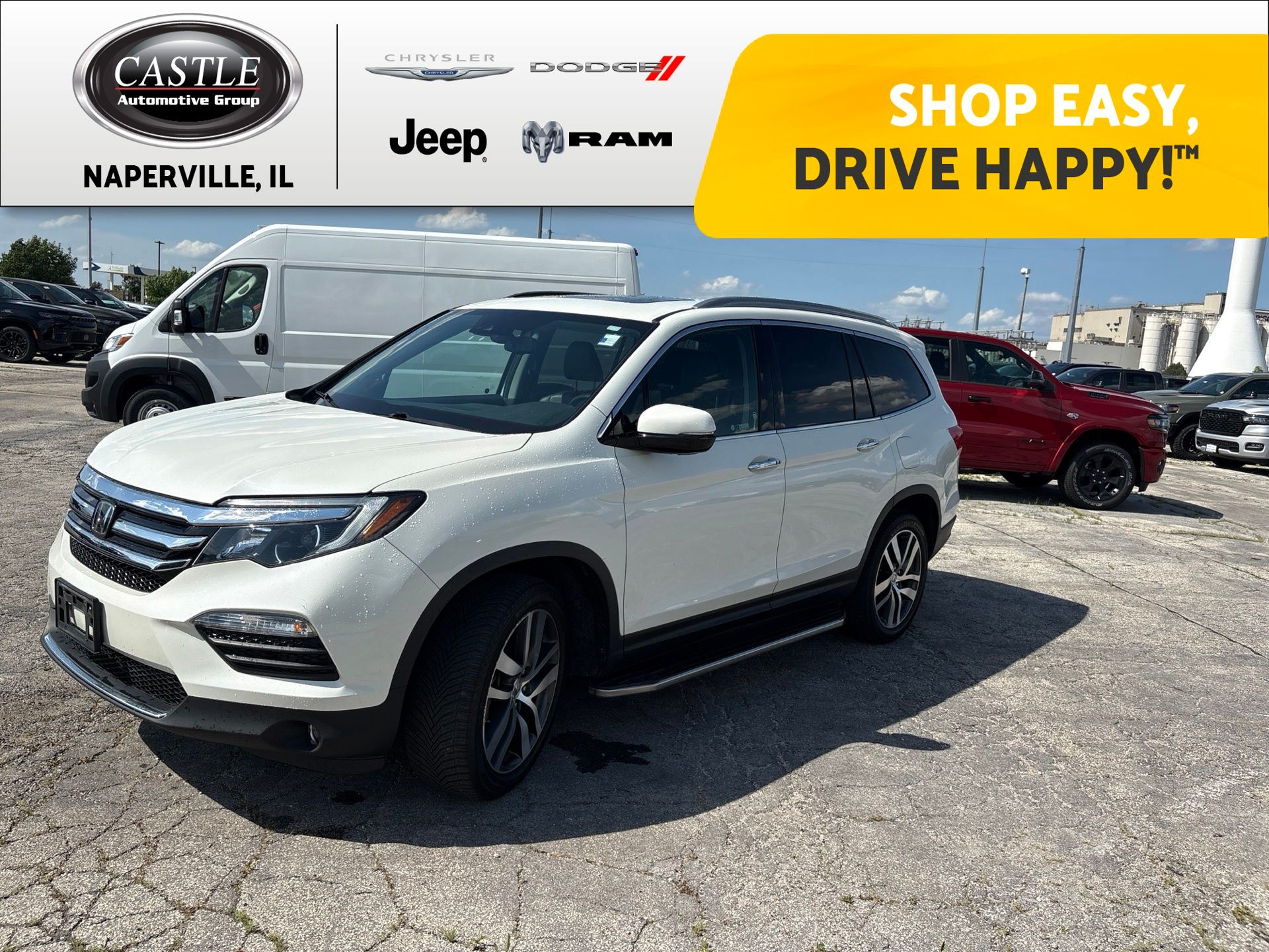 White 2017 Honda Pilot SUV / Crossover All-Wheel Drive 9-Speed Automatic