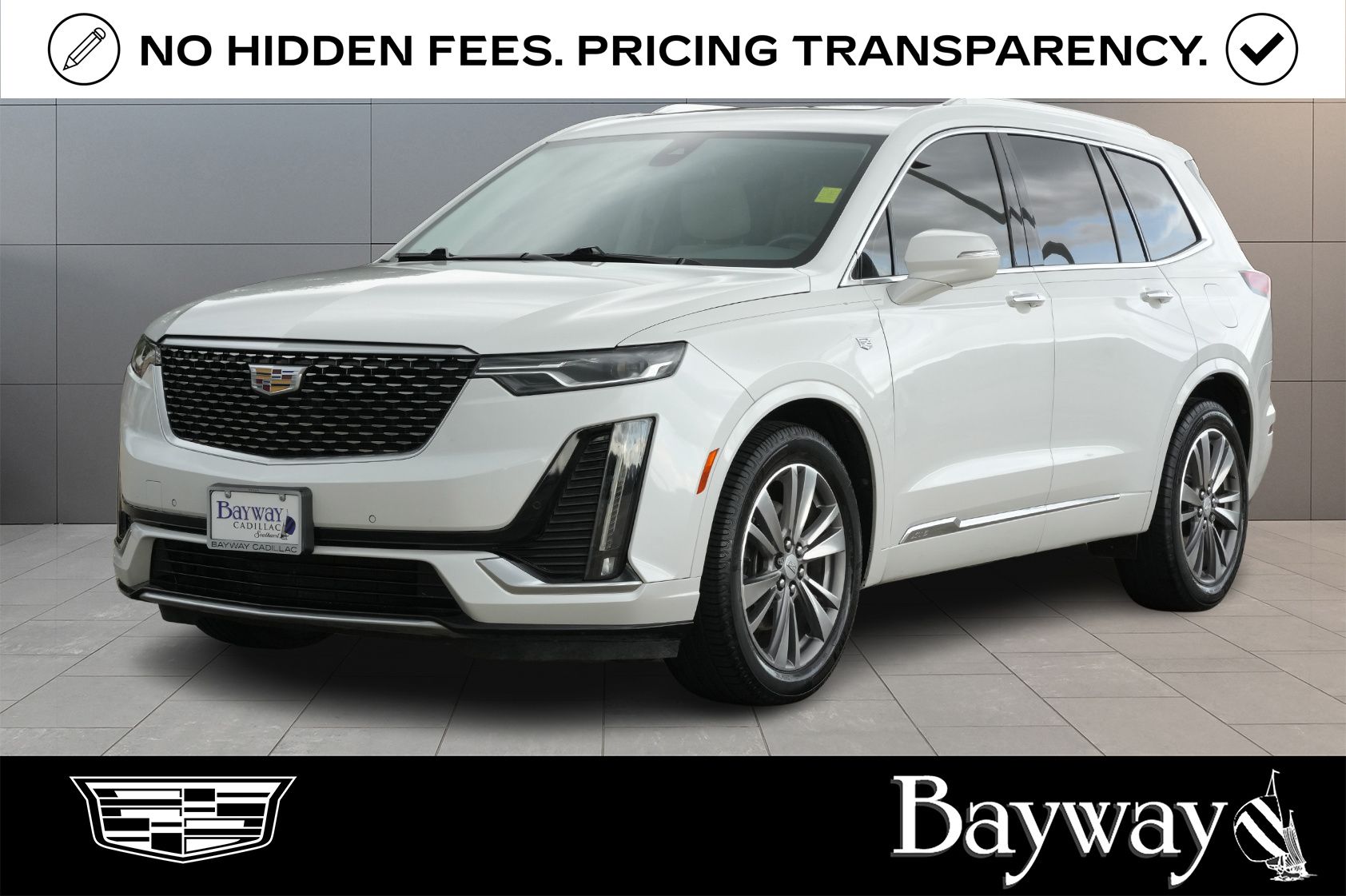 2021 Cadillac XT6 Premium Luxury White at Tom Peacock Cadillac