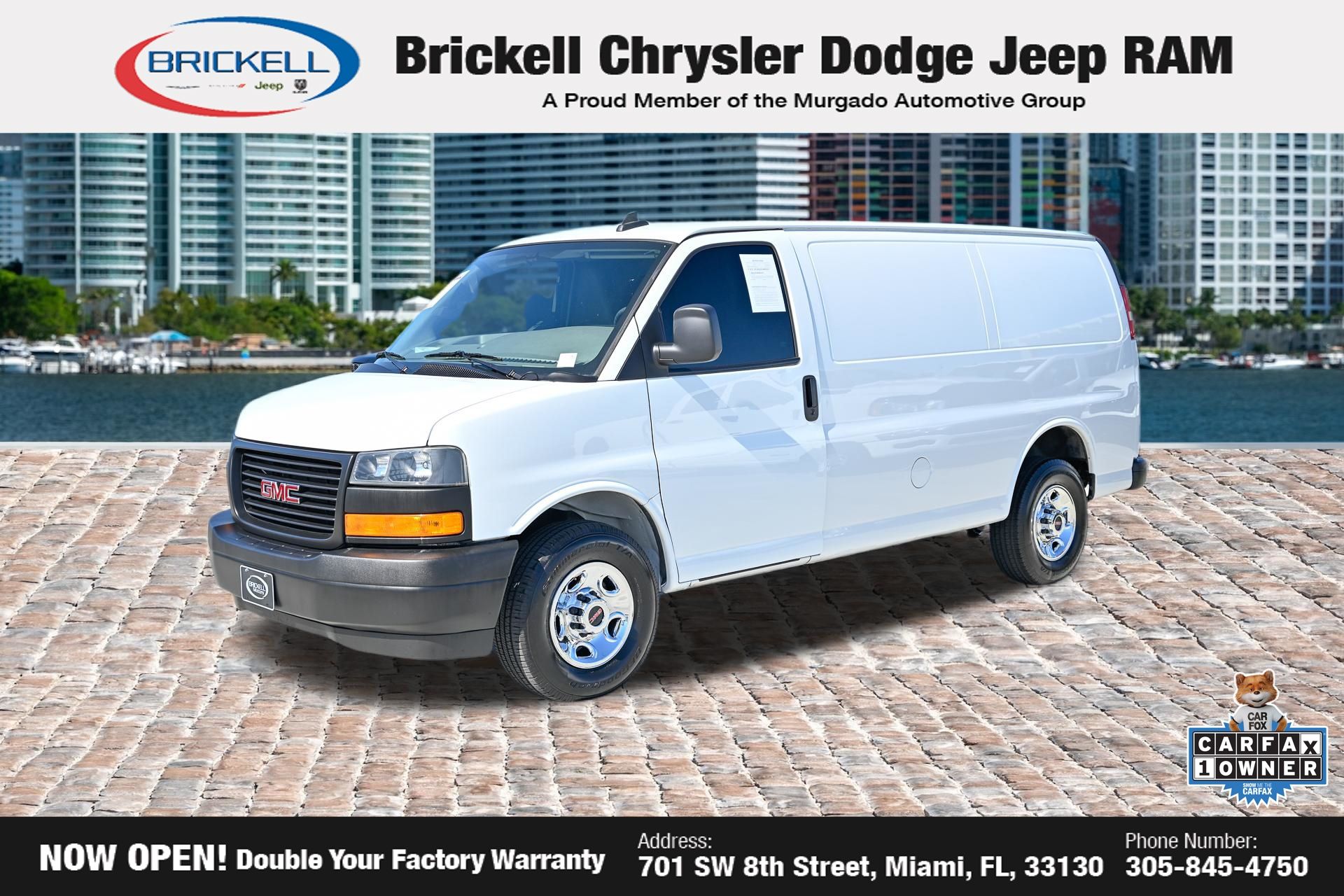 Summit White 2019 GMC Savana Cargo 2500 RWD Van Rear-Wheel Drive 8-Speed Automatic Overdrive