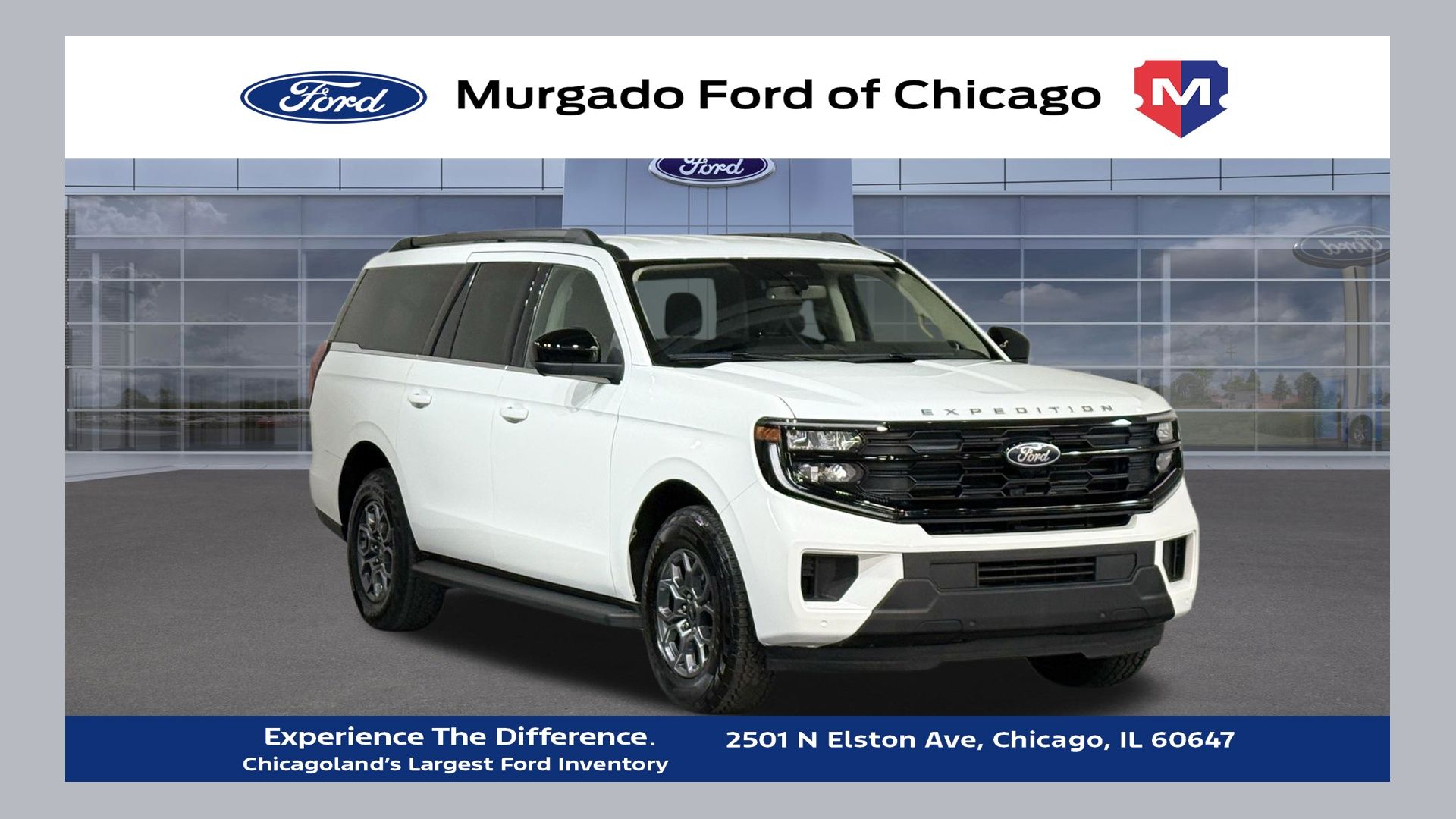 Star White Metallic Tri-Coat 2025 Ford Expedition SUV / Crossover Four-Wheel Drive Automatic