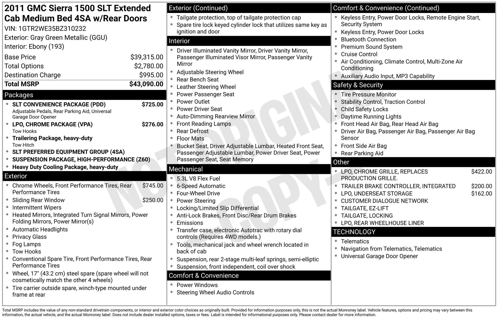 2011 GMC Sierra 1500 SLT