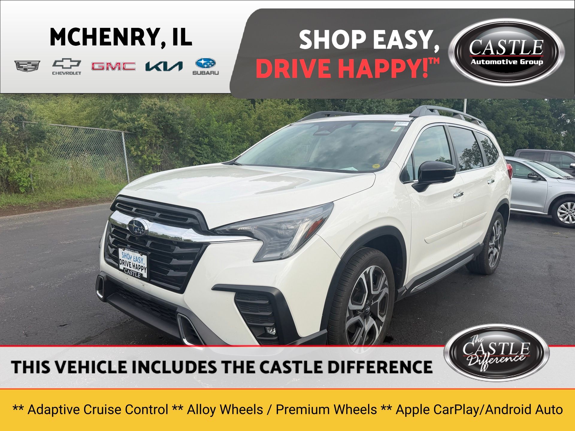 Crystal White Pearl 2024 Subaru Ascent SUV / Crossover All-Wheel Drive Continuously Variable Transmission