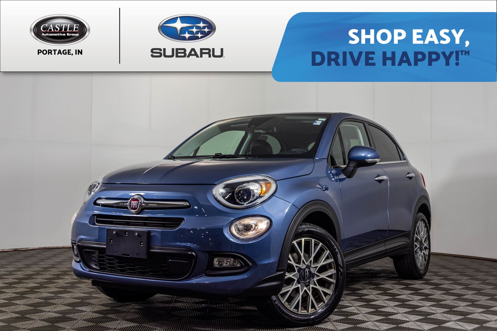 Blue Sky Metallic 2018 FIAT 500X SUV / Crossover All-Wheel Drive 9-Speed Automatic